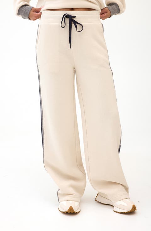 Lupita Side Stripe Fleece Pants