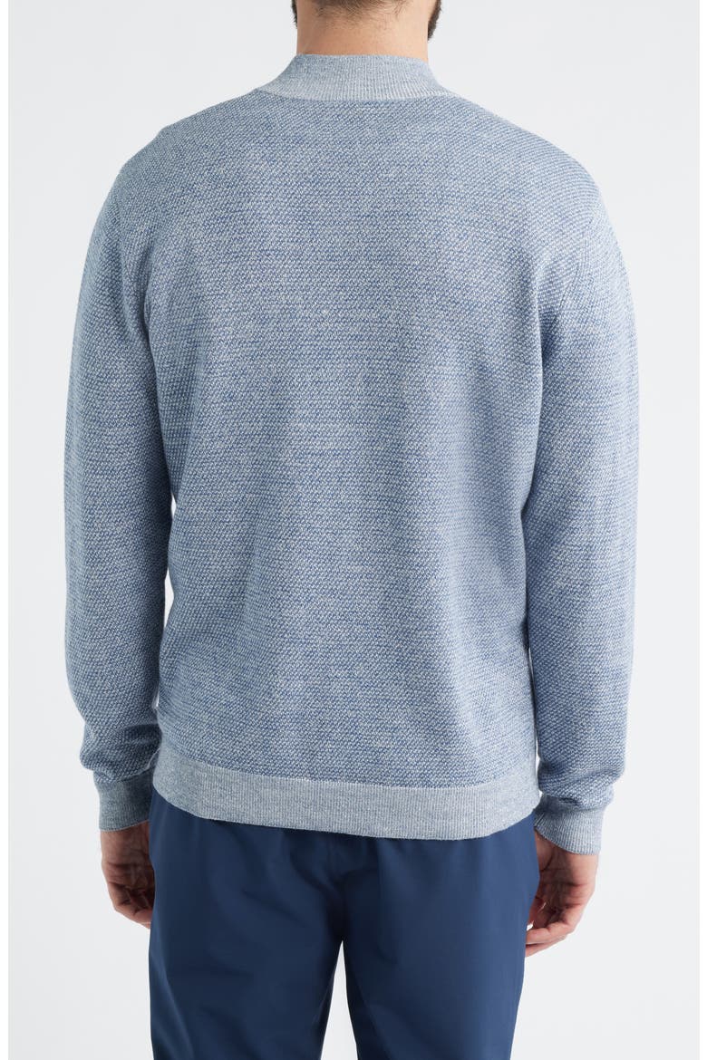 Crown Crafted Barlow Merino Wool Blend Quarter Zip Sweater, Alternate, color, STORM