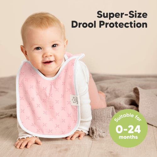 Keababies 8-pack Hallo Drool Bibs In Multi