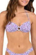 Citrus Flora Bandeau Bikini Top