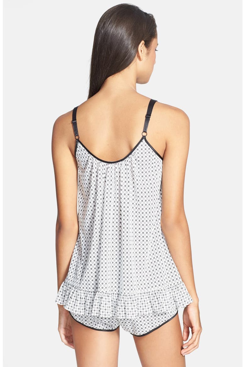 'Summer Nights' Short Pajamas, Alternate, color, BLACK DITSY DOTS