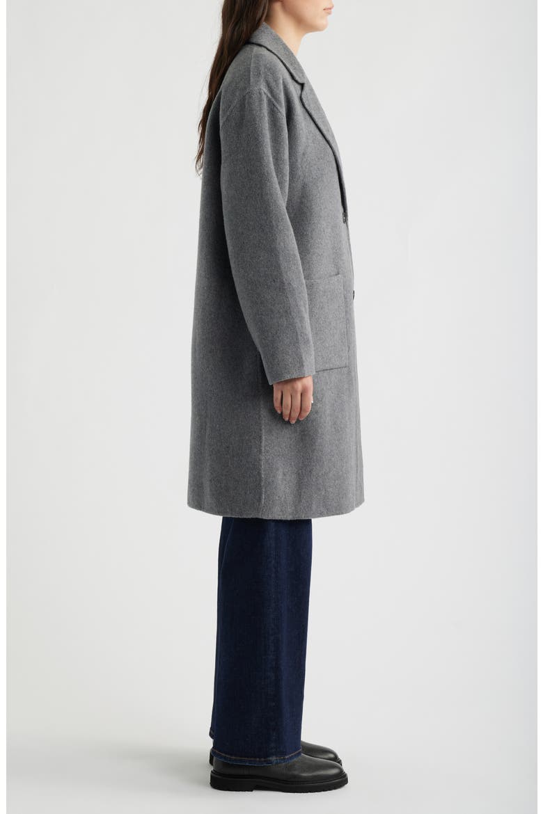 Long Wool Coat, Alternate, color, ASH