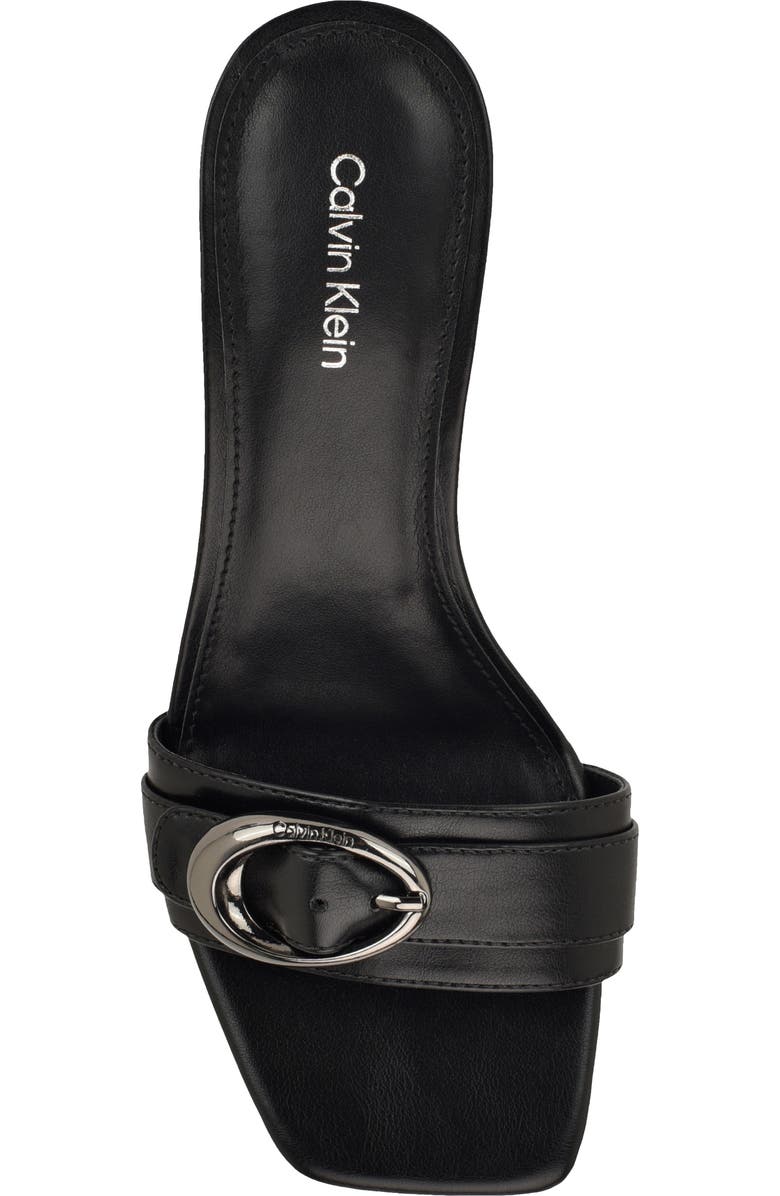 Calvin Klein Neveena Kitten Heel Sandal, Alternate, color, Black