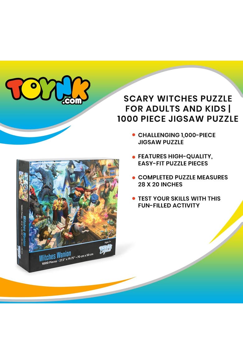 Witches Wanion Mystical Puzzle For Adults And Kids | 1000 Piece Jigsaw Puzzle, Alternate, color, Multi-Color