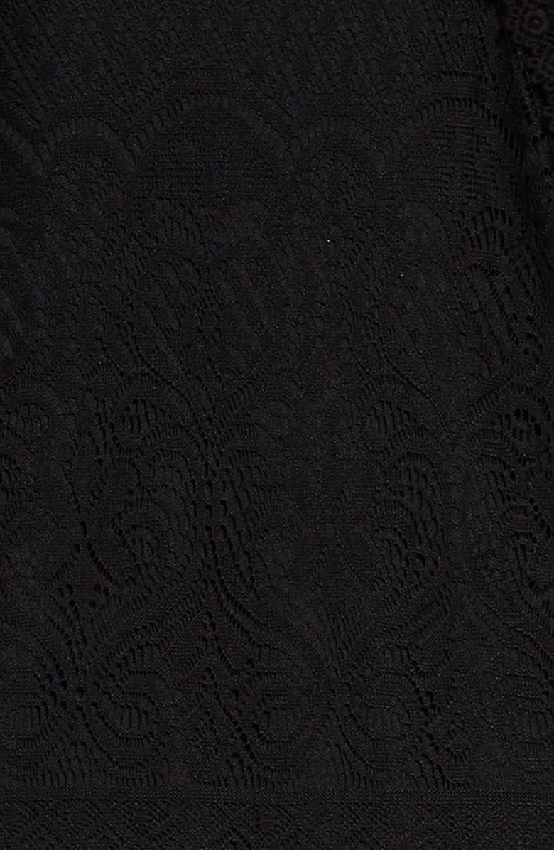 Us Angels Kids' Textured Knit Lace Dress, Alternate, color, 