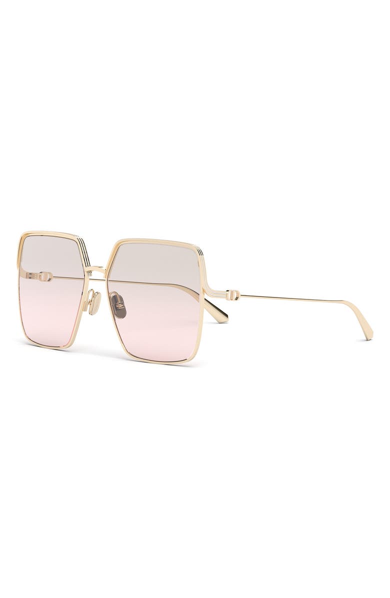 DIOR EverDior 60mm Square Sunglasses, Alternate, color, 
