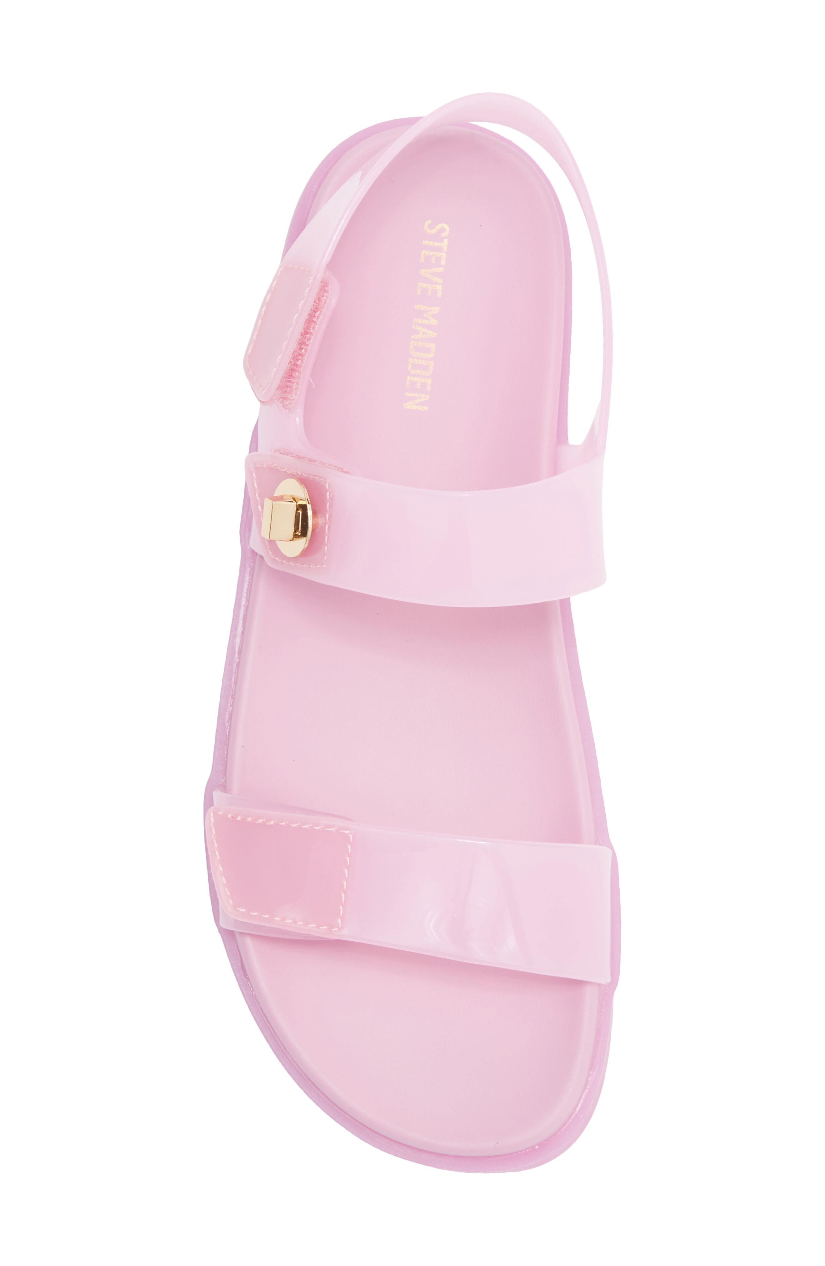 Steve Madden Kids' Breen Jelly Sandal, Alternate, color, Pink