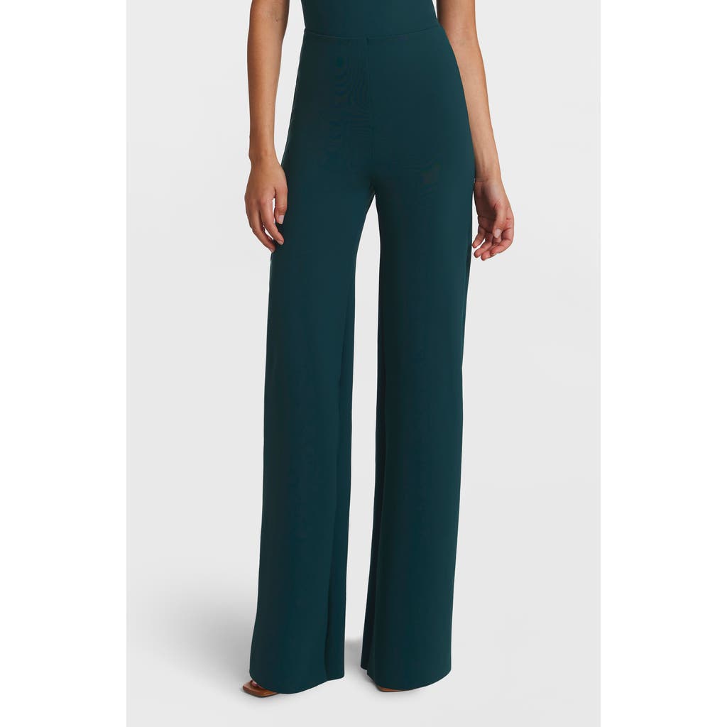 Commando Neoprene Wide Leg Pants In Juniper