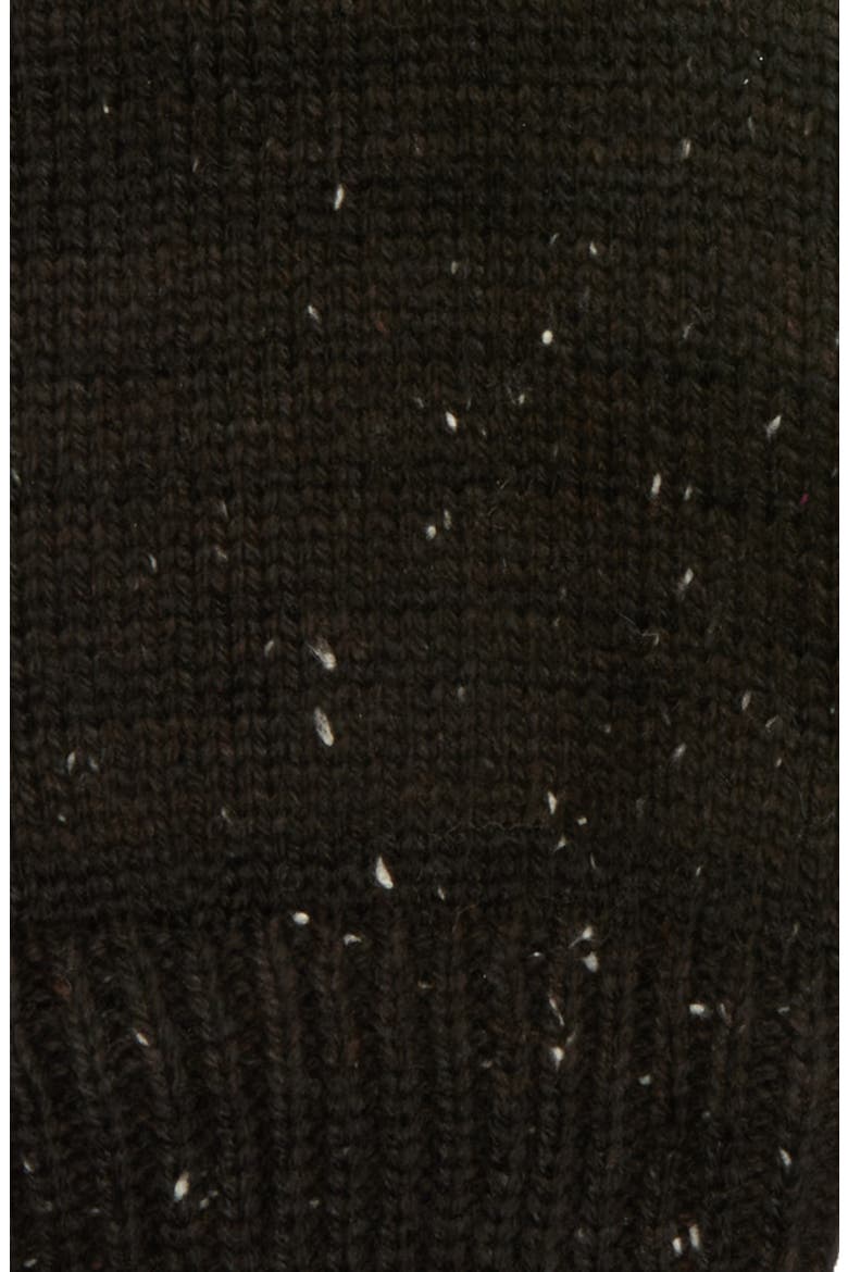 Fingerless Knit Gloves, Alternate, color, BLACK COMBO