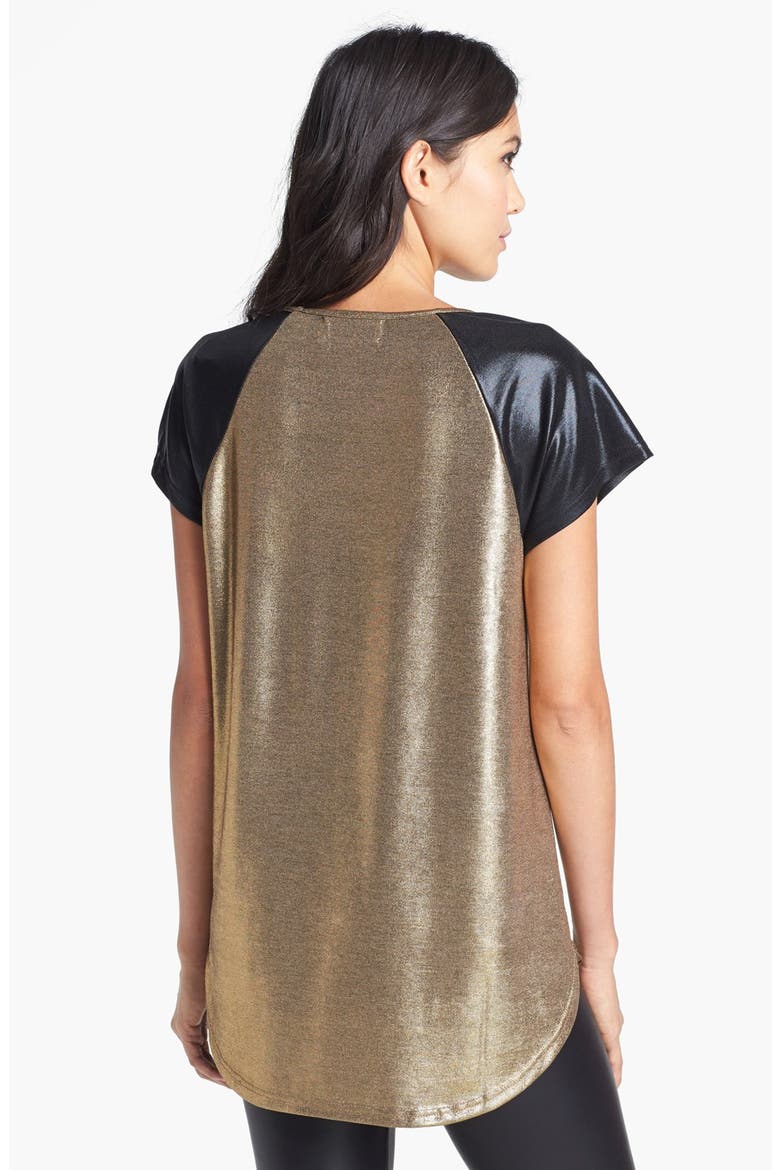 'Third Base' Tunic, Alternate, color, GOLD/ BLACK