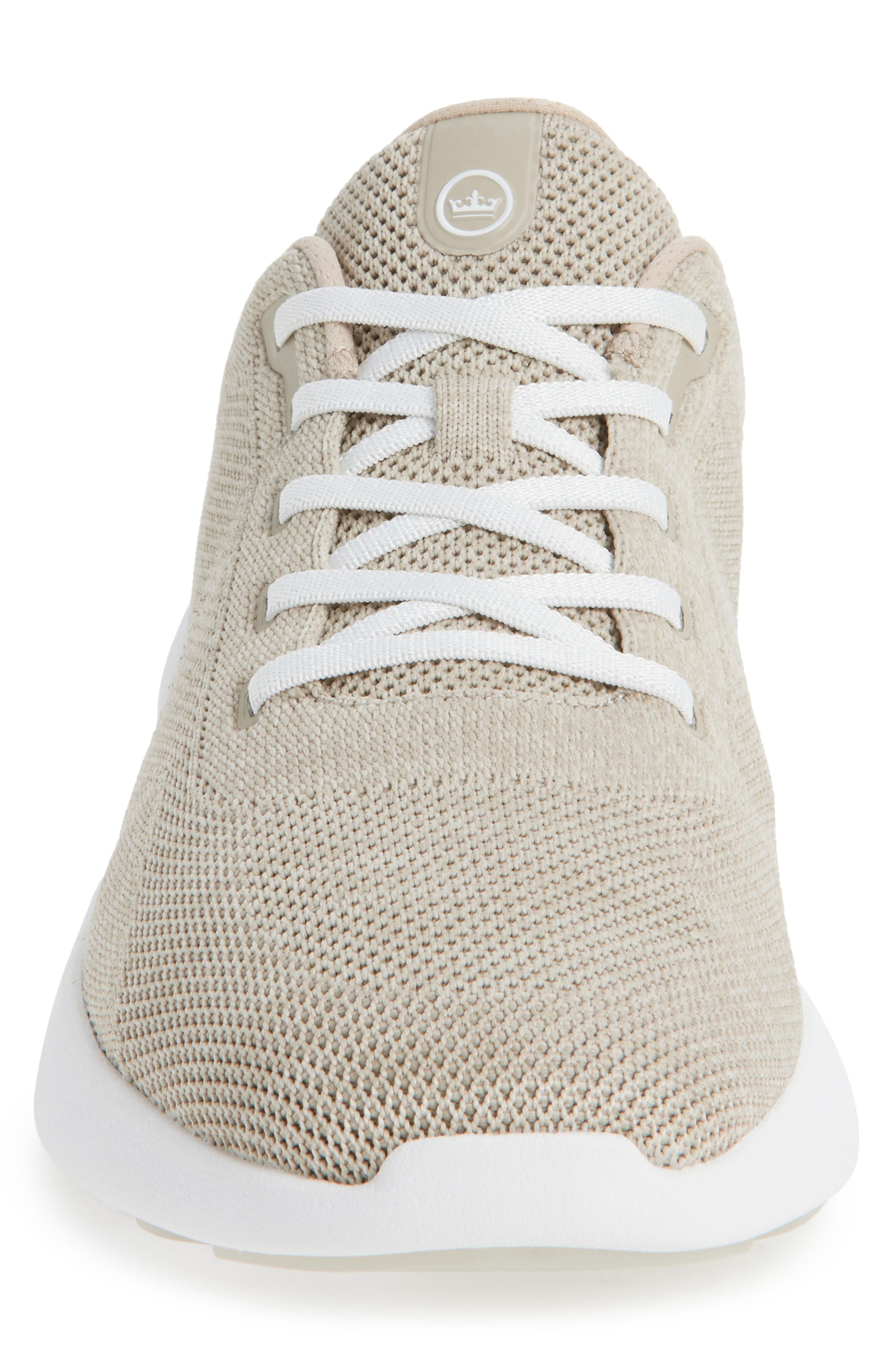 Peter Millar Glide v3 Knit Sneaker, Alternate, color, Stone
