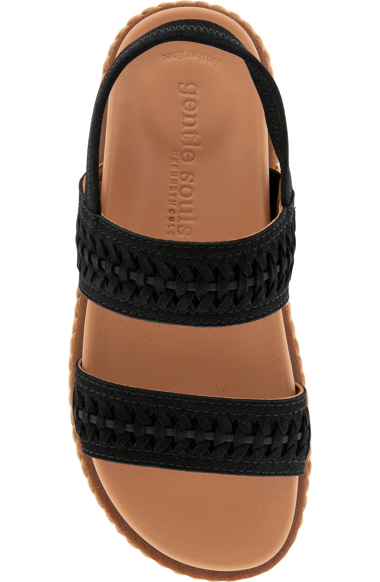 Gentle Souls Nico Slingback Sandal, Alternate, color, Black Nubuck