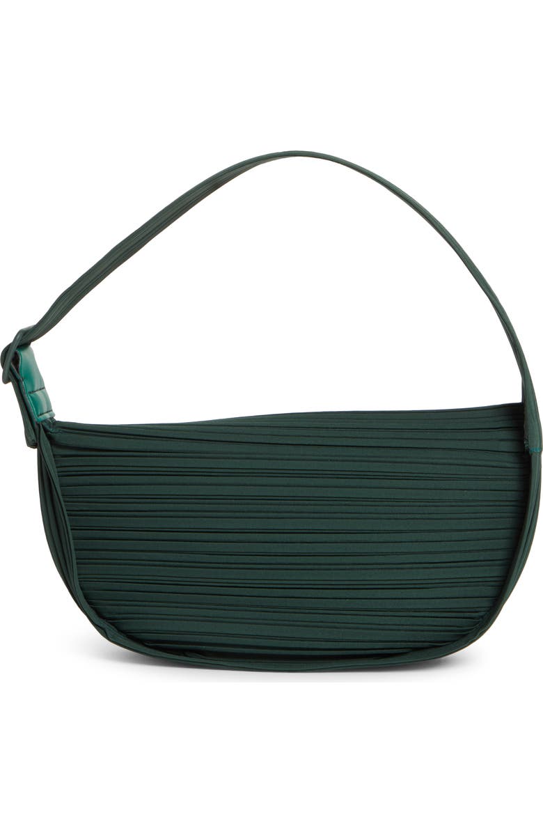 Pleats Please Issey Miyake Pleated Half Moon Handbag, Alternate, color,