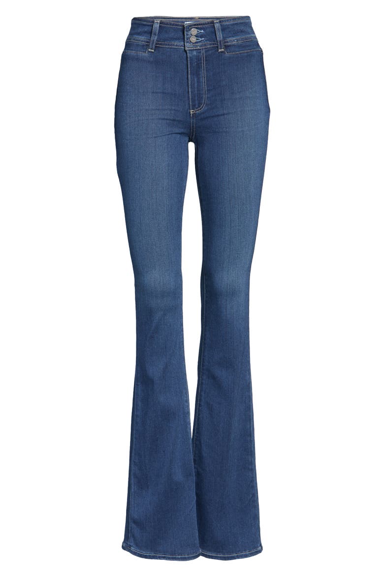 Transcend High Waist Manhattan Bootcut Jeans, Alternate, color, RONAN