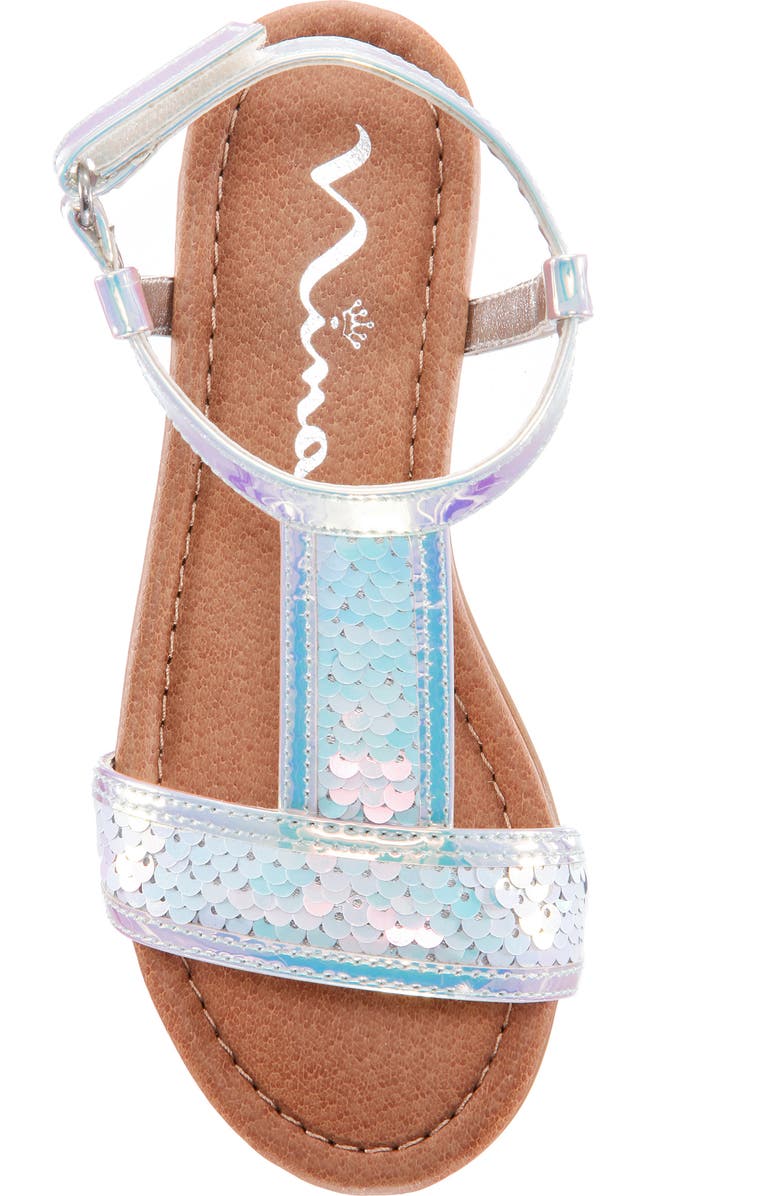 Nina Jenelle Sequin Sandal, Alternate, color,