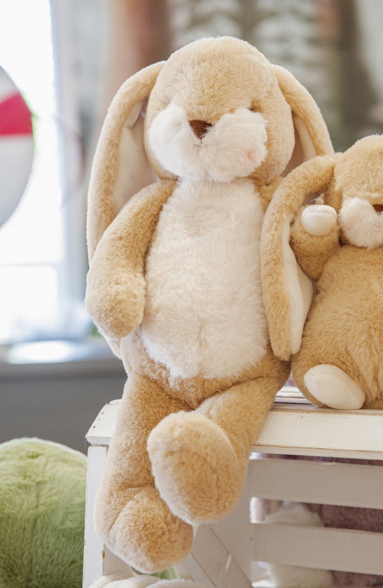 Bunnies by the Bay Little Floppy Nibble Bunny Stuffed Animal, Alternate, color, Tan
