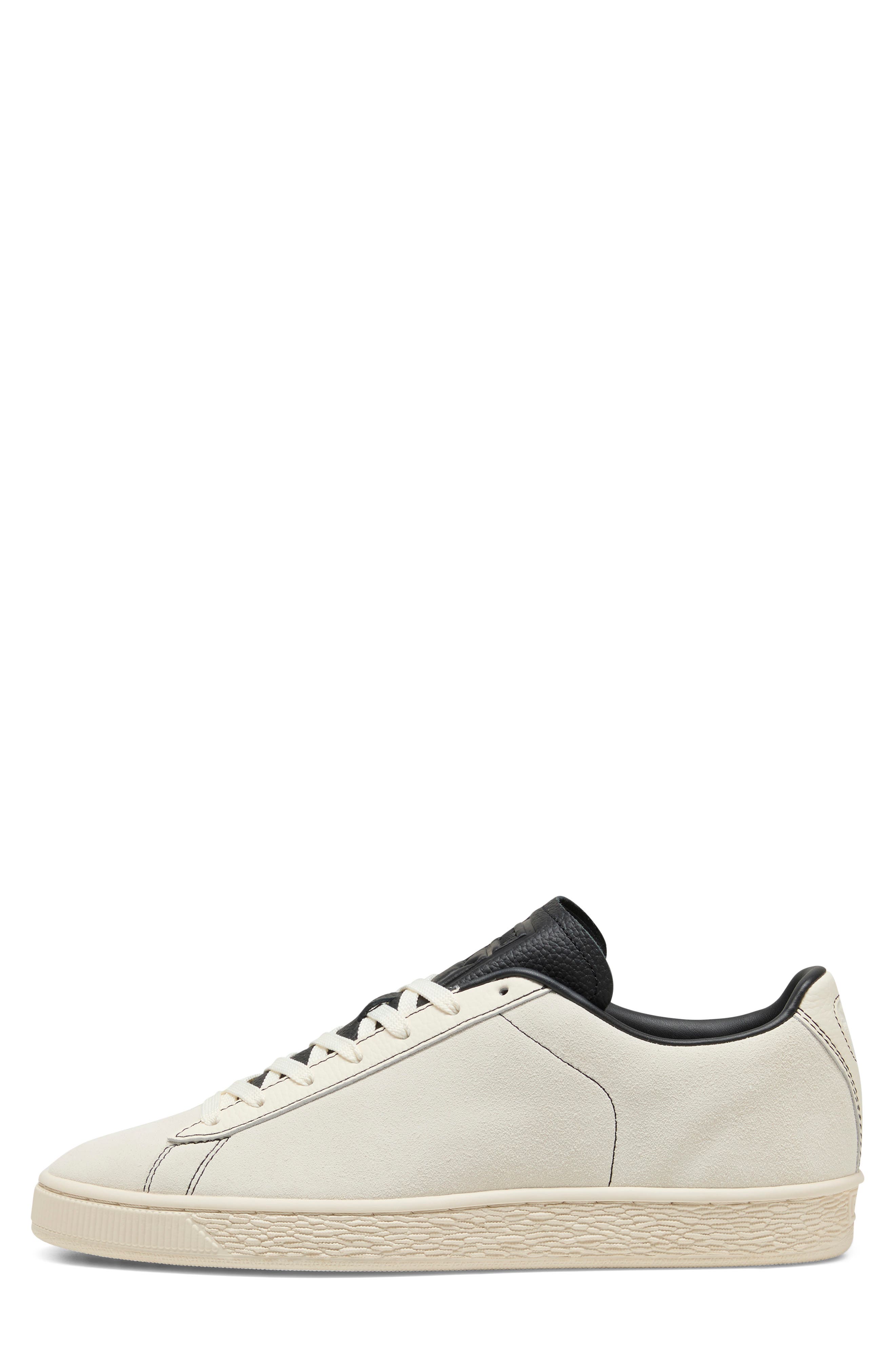 Suede Icons Sneaker, Alternate, color, FROSTED IVORY/ PUMA BLACK