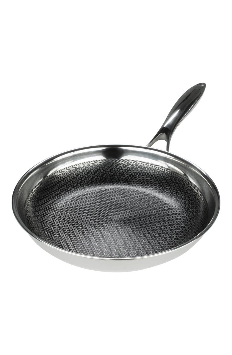 FRIELING Black Cube 8 Inch Stainless/Nonstick Hybrid Fry Pan, Main, color, 