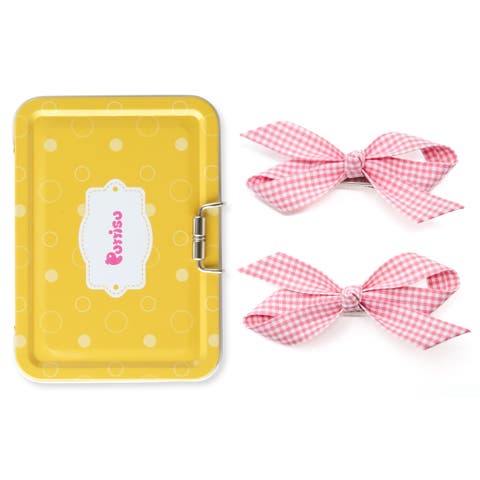 2pc Bow Clip Set
