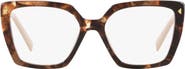 Prada 53mm Square Optical Glasses