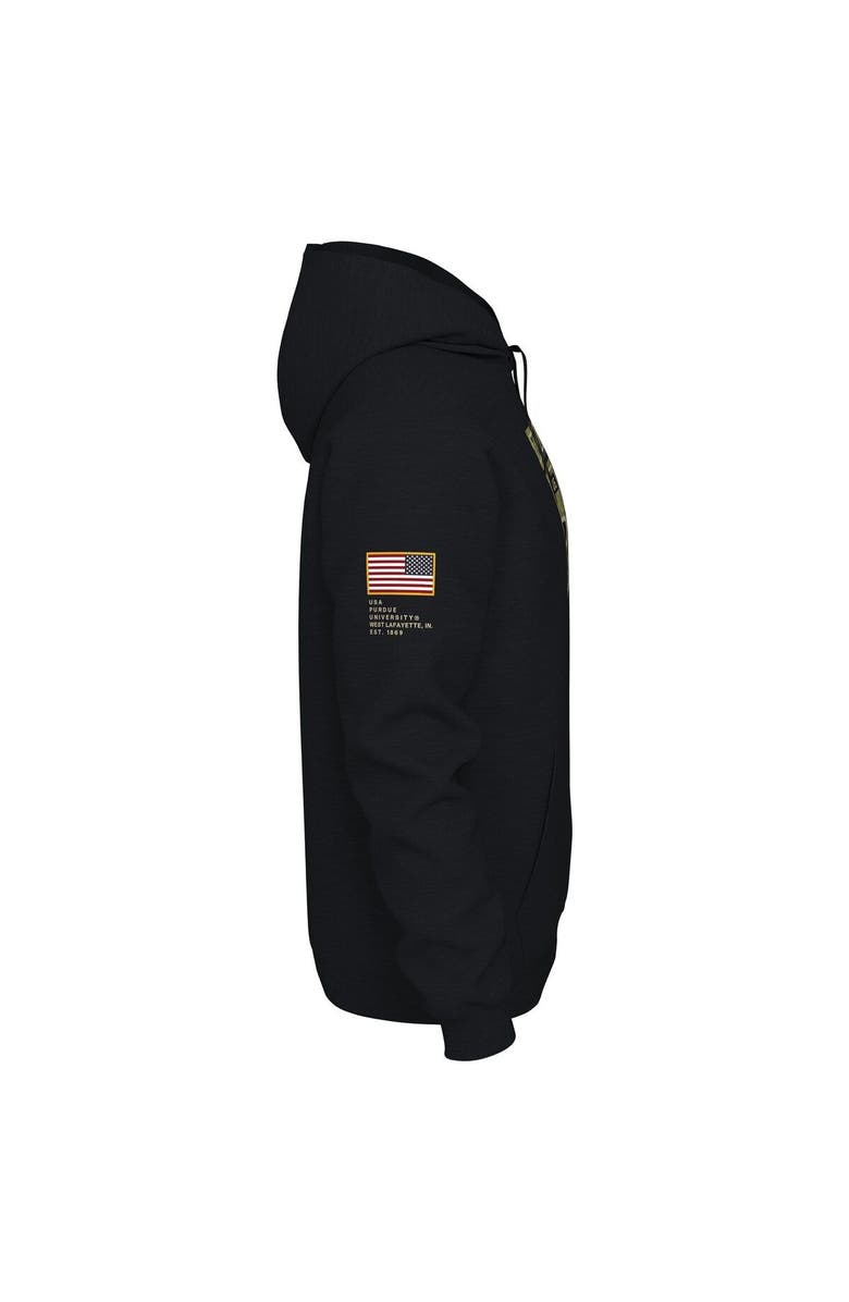 Nike Men's Nike Black Purdue Boilermakers Veterans Camo Pullover Hoodie, Alternate, color, 