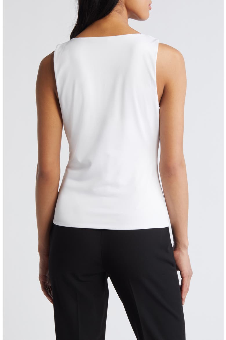 Sweetheart Sleeveless Knit Top, Alternate, color, BRIGHT WHITE