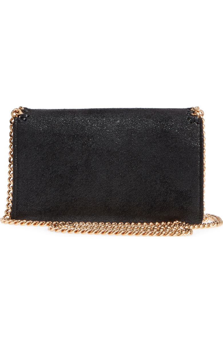 Stella McCartney Shaggy Deer Faux Leather Crossbody Bag, Alternate, color,