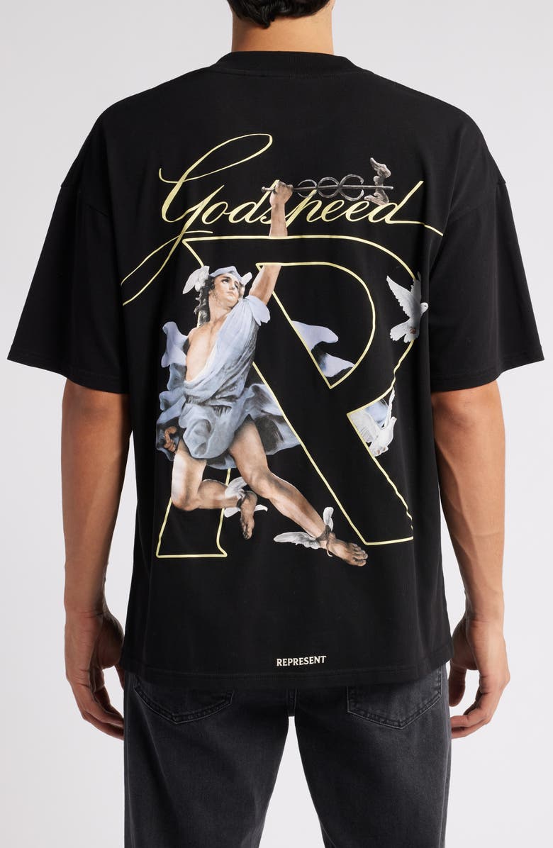 Represent Cotton Graphic T-Shirt, Alternate, color, 