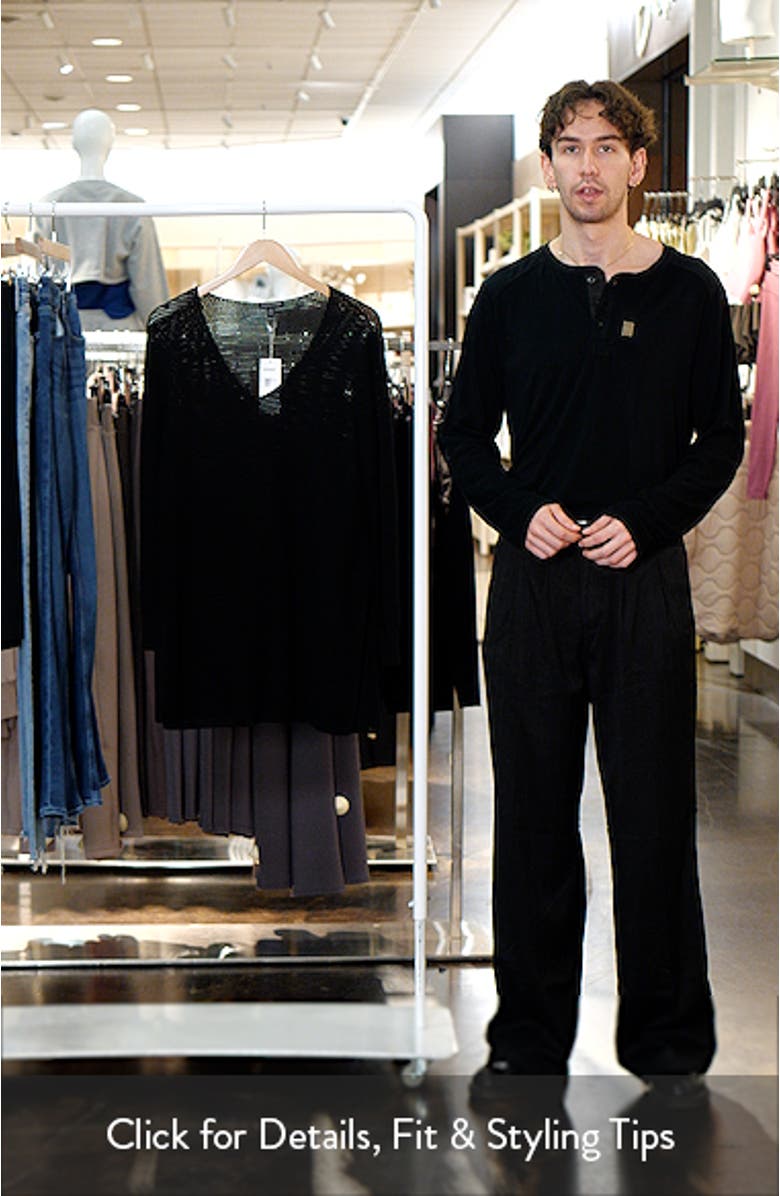 Organic Cotton Blend Scoop Neck Tunic Sweater, sales video thumbnail