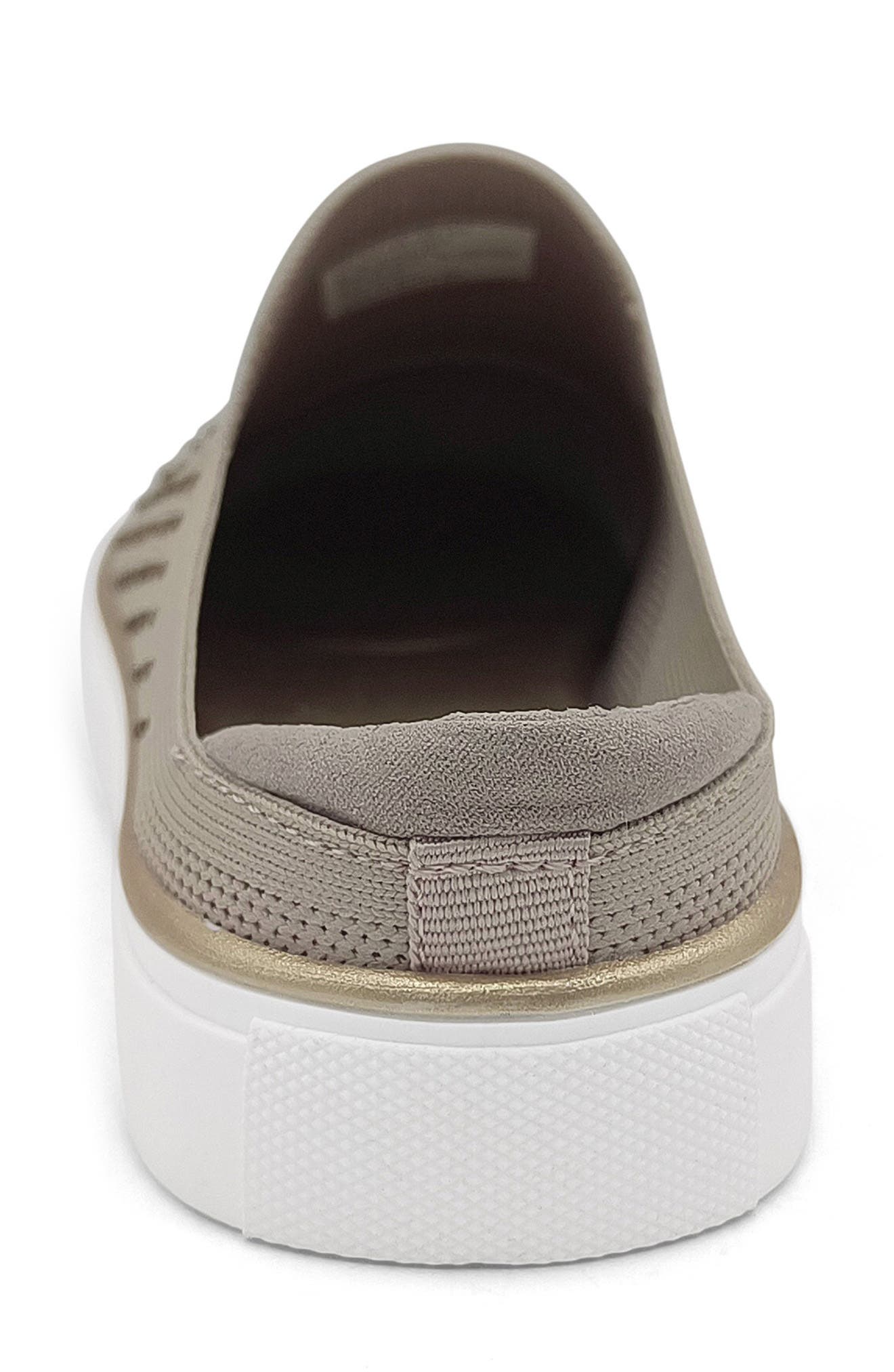 Reaction Kenneth Cole Bonnie Rhinestone Mule Sneaker, Alternate, color, Irish Cream Knit