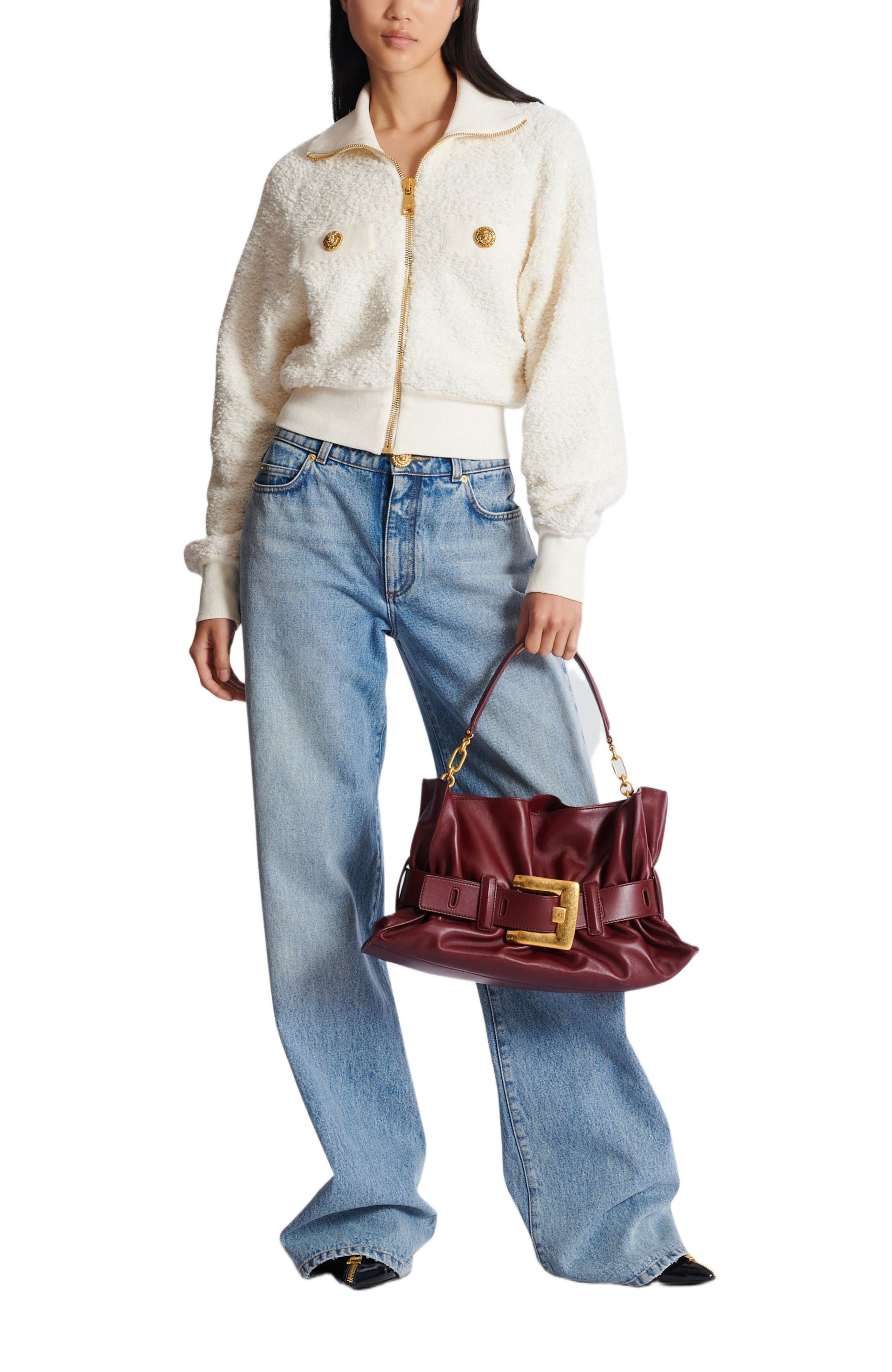 Medium Anthem Bag In Leather, Alternate, color, Brown