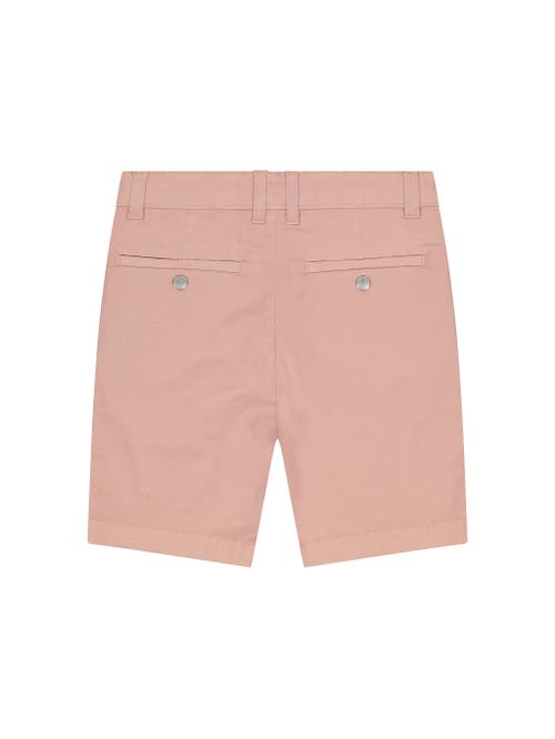 Dl1961 Boy's Jacob Cotton Twill Shorts In Pink