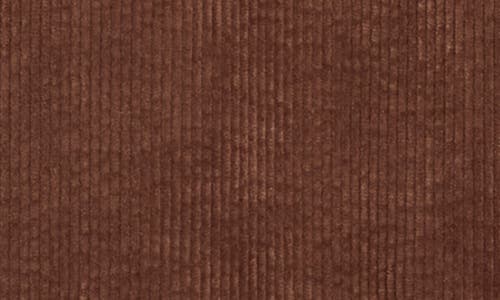 T Tahari Wide Leg Cropped Corduroy Pants In Brown