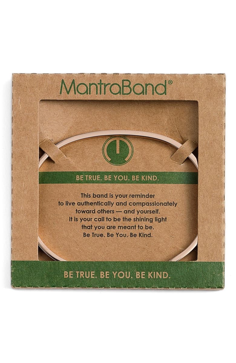 MantraBand<sup>®</sup> 'Be True. Be You. Be Kind' Cuff, Alternate, color,