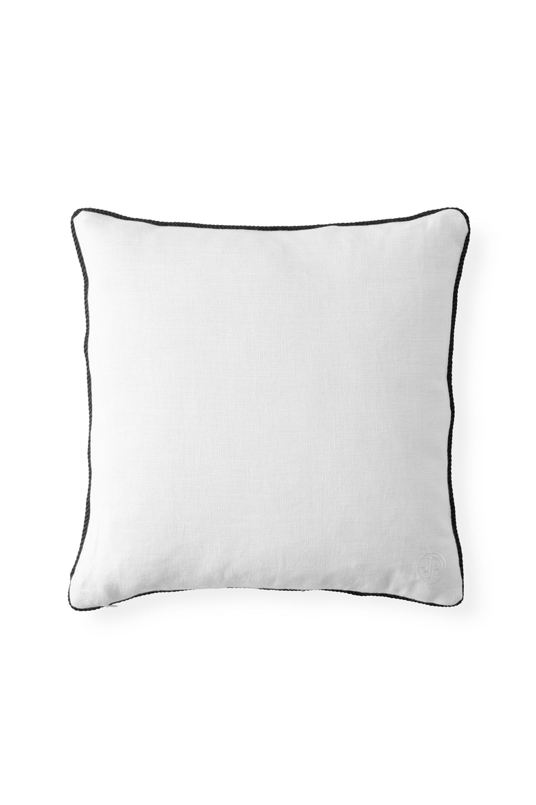 Eden Embroidered Pillow, Alternate, color, Black