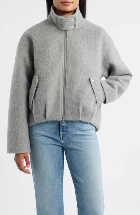 Bernardo Hairy Crop Jacket