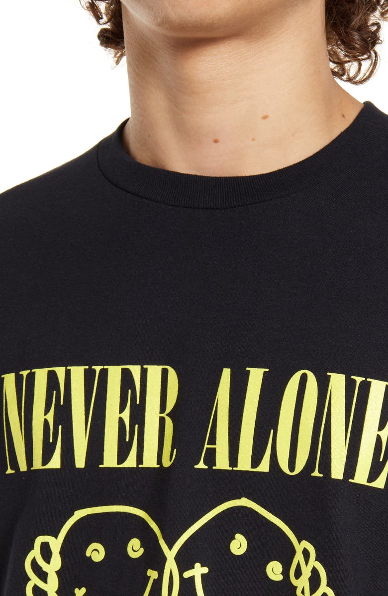 Blood Brother Never Alone Graphic Tee, Alternate, color,
