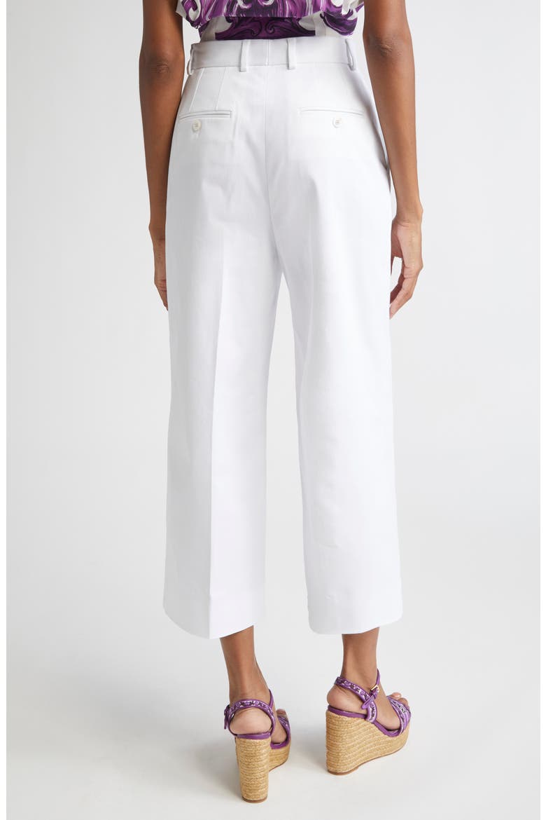 Stretch Cotton Pants, Alternate, color, W0800 BIANCO OTTICO