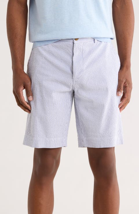 Cotton Seersucker Shorts