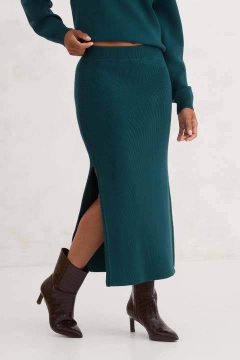 The Rib Sweater Skirt