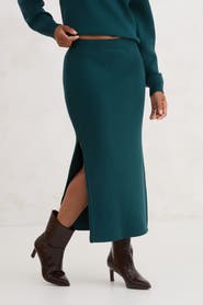 KADA The Rib Sweater Skirt
