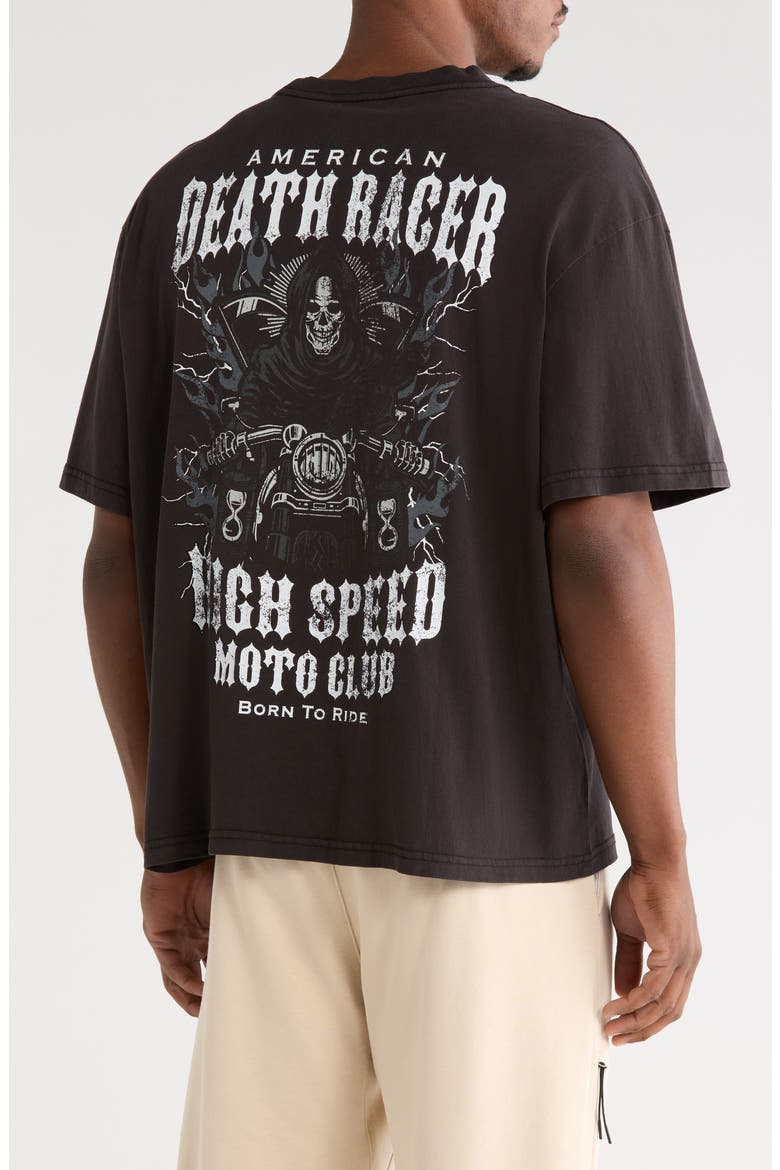 Death Racer Graphic T-Shirt, Alternate, color, BLACK
