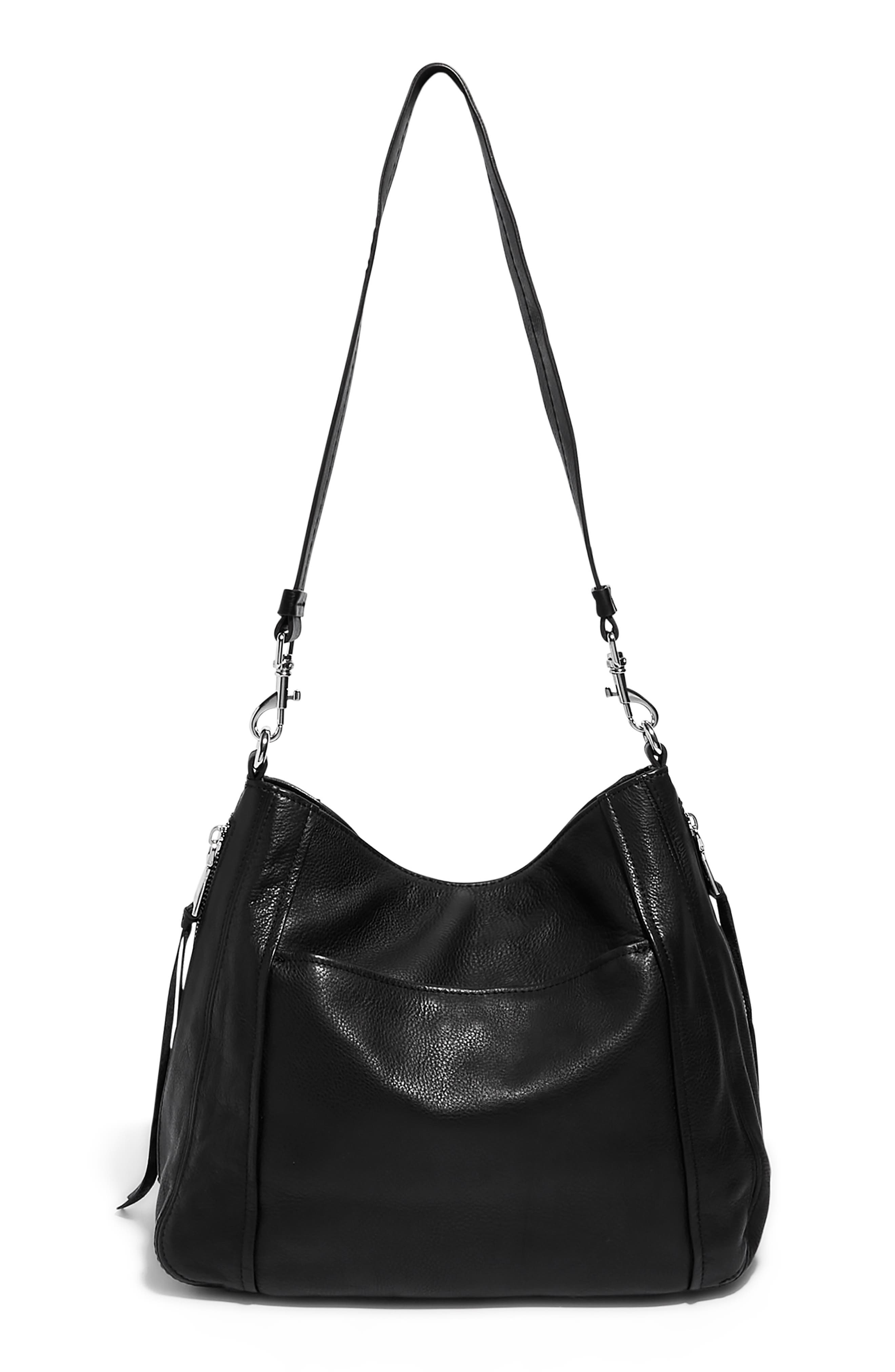 Kestenberg Fair Game Hobo Bag, Alternate, color, BLACK GLOVED TANNED
