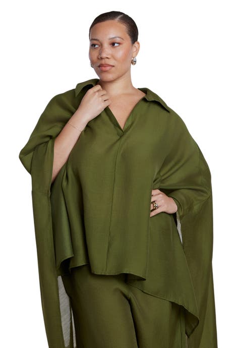 Semi Sheer Kaftan Top