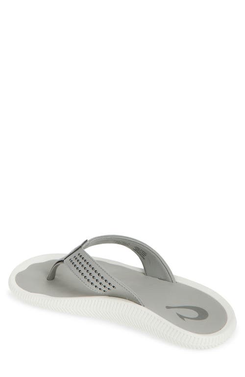 Olukai Ulele Golf Sandal In Gray
