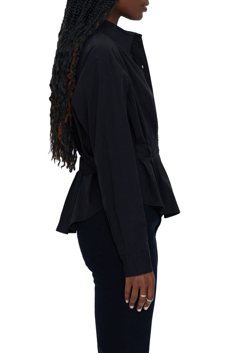 Pistola Julie Cinch Waist Stretch Cotton Shirt, Alternate, color,