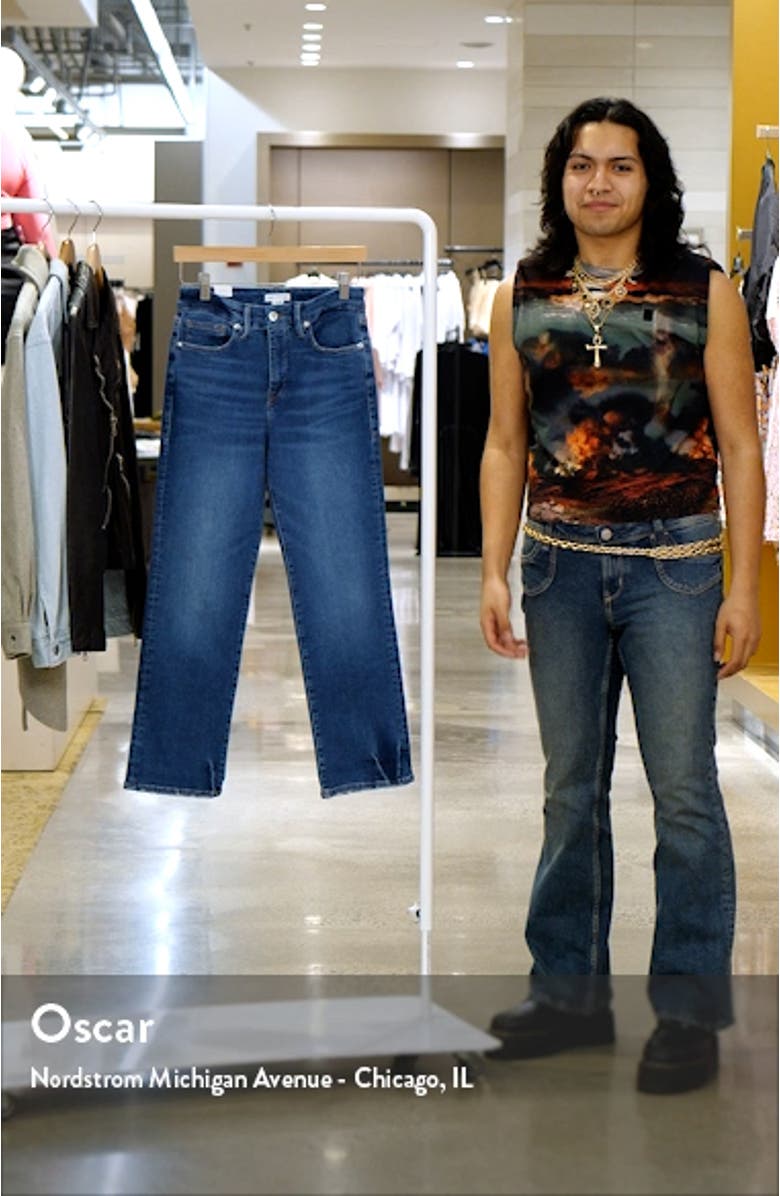 Good Legs High Waist Straight Leg Jeans, sales video thumbnail