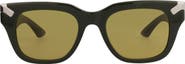 McQueen 51mm Rectangular Sunglasses