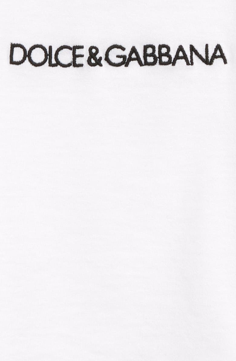 Dolce&Gabbana Embroidered T-Shirt, Alternate, color, 