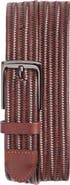 Nordstrom Diego Woven Leather Stretch Belt